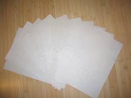 plane paper sheets